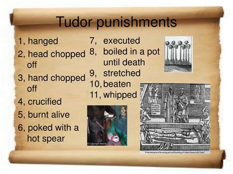 tudor punishment for stealing.